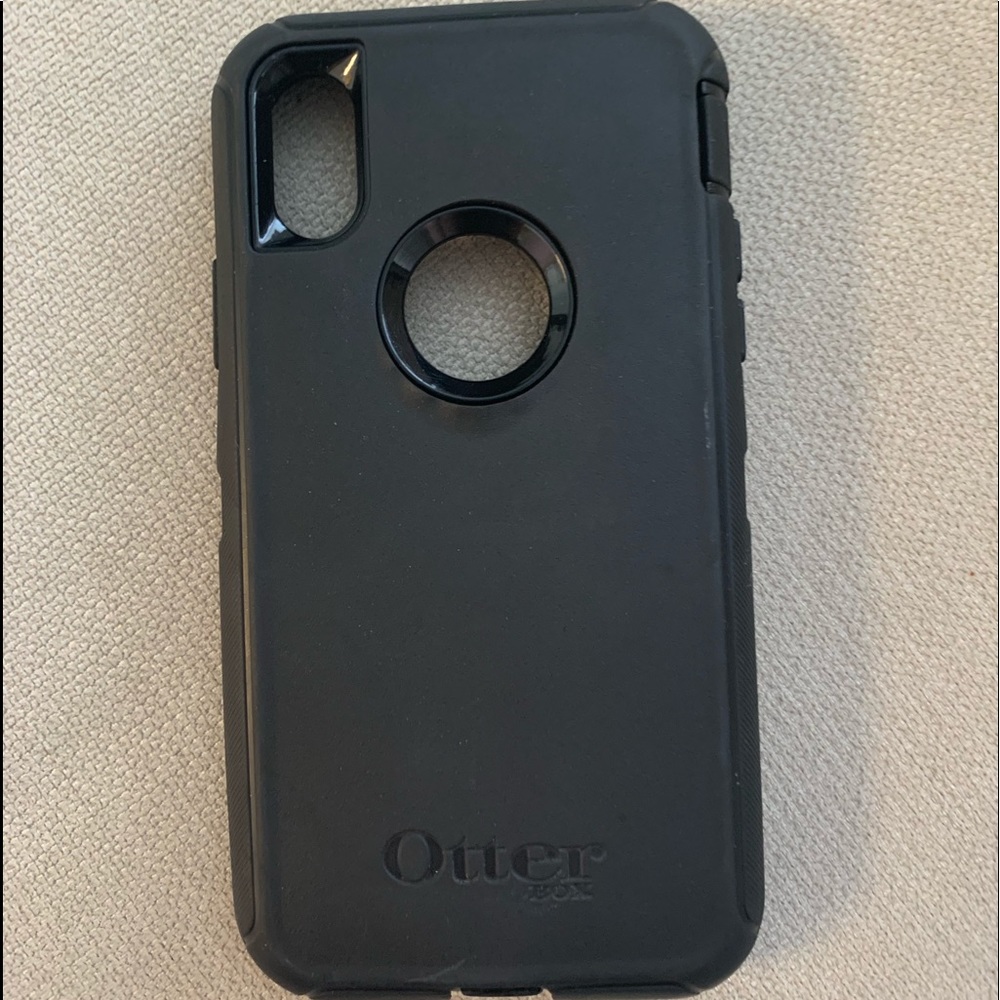 Black Otterbox Case- Iphone X